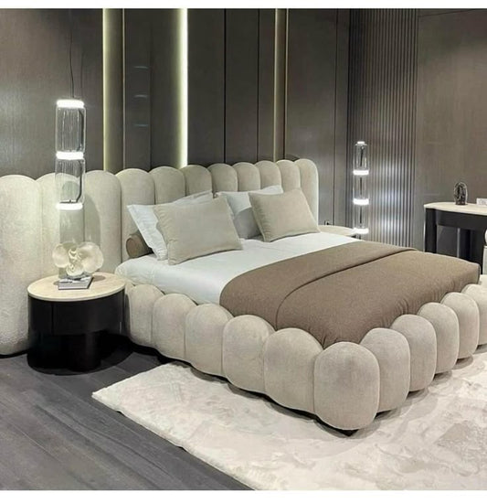 CloudNest Bubble Sleigh Bed Luxe Living Interiors