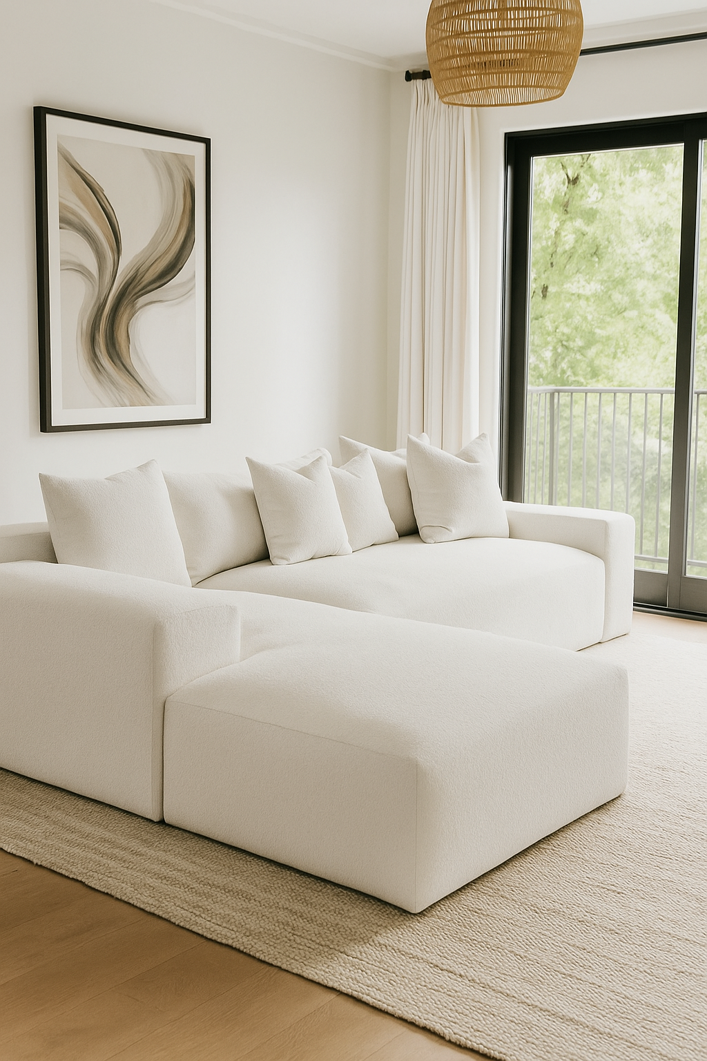 Fluffy Frenzy L-Shape Couch — Limited Edition