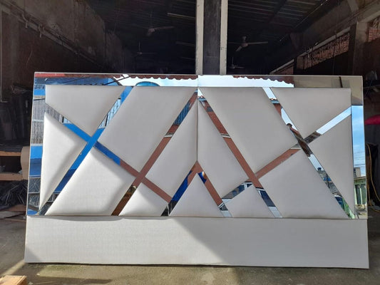 Charlotte - MirrornHeadboard - Luxurious design Luxe Living Interiors