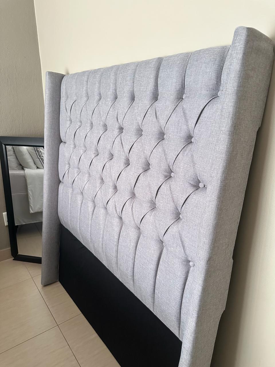 Luxe Button Headboard - Normal Fabric Luxe Living Interiors