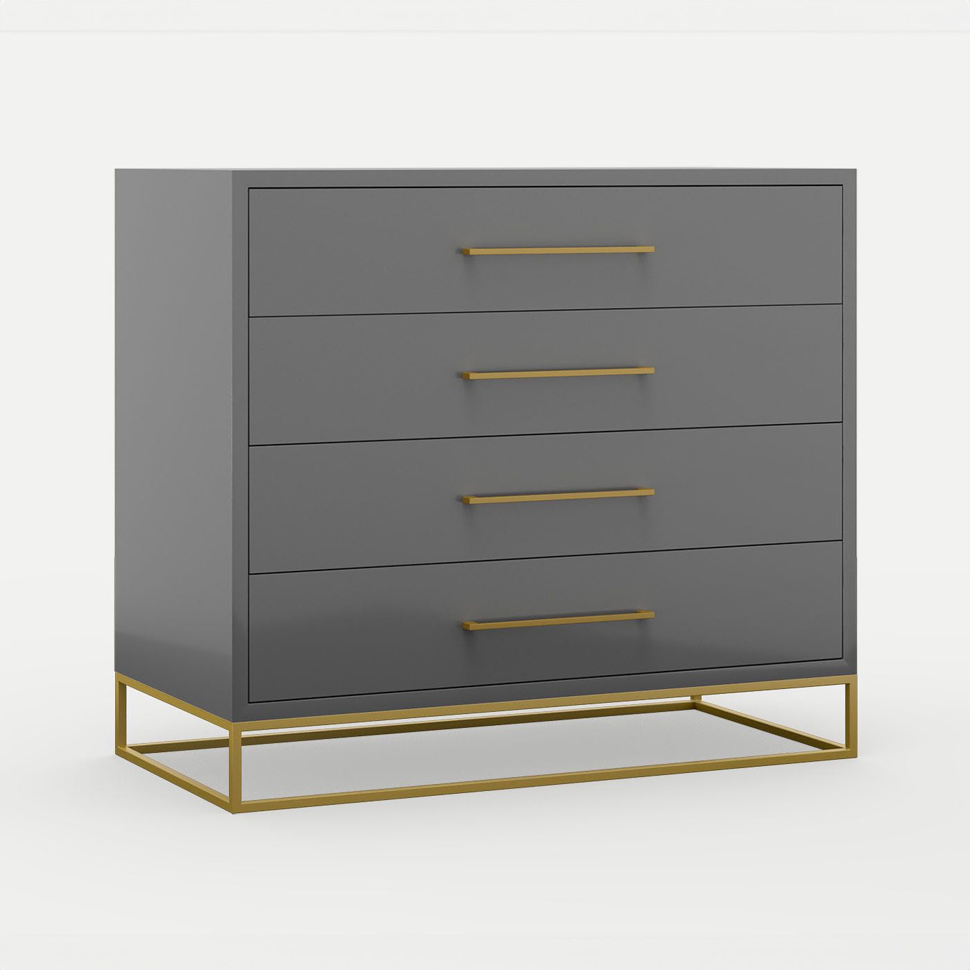 Super Wood Chest of 4 Drawers