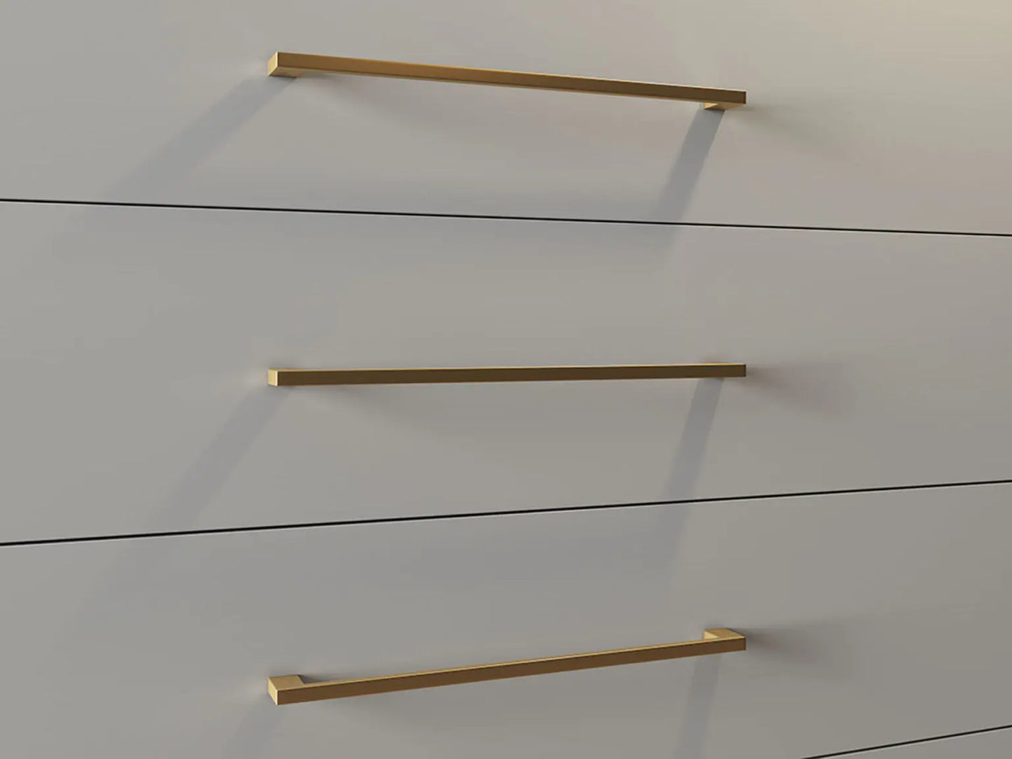 Chest of DrawersAdd a touch of luxury to your home with our Glossy Wood Chest of Drawers. Featuring a glossy white finish and gold accents, this chest boasts four drawers for ample Luxe Living InteriorsGlossy Wood Chest