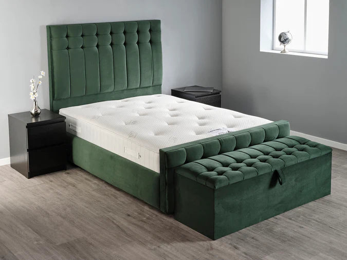 Headboard and Bed FrameUltimate Bed Combo
Headboard + Base + Storage Box
Introducing the Ultimate Bed Combo - the epitome of luxury sleep. This premium package includes a sleek headboard, Luxe Living InteriorsUltimate Bed Combo