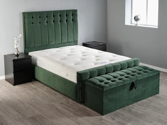 Headboard and Bed FrameUltimate Bed Combo
Headboard + Base + Storage Box
Introducing the Ultimate Bed Combo - the epitome of luxury sleep. This premium package includes a sleek headboard, Luxe Living InteriorsUltimate Bed Combo