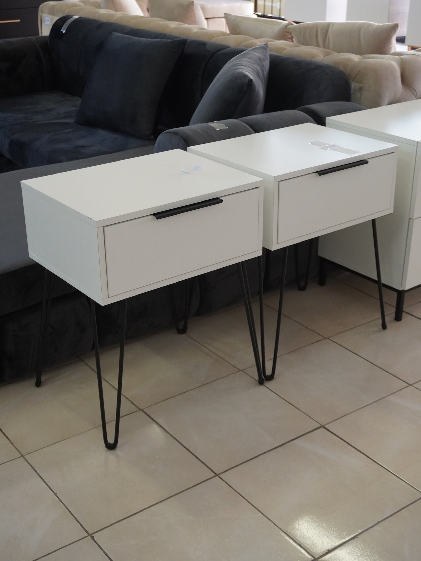 Amber 1-Drawer Pedestals & Dressing Table