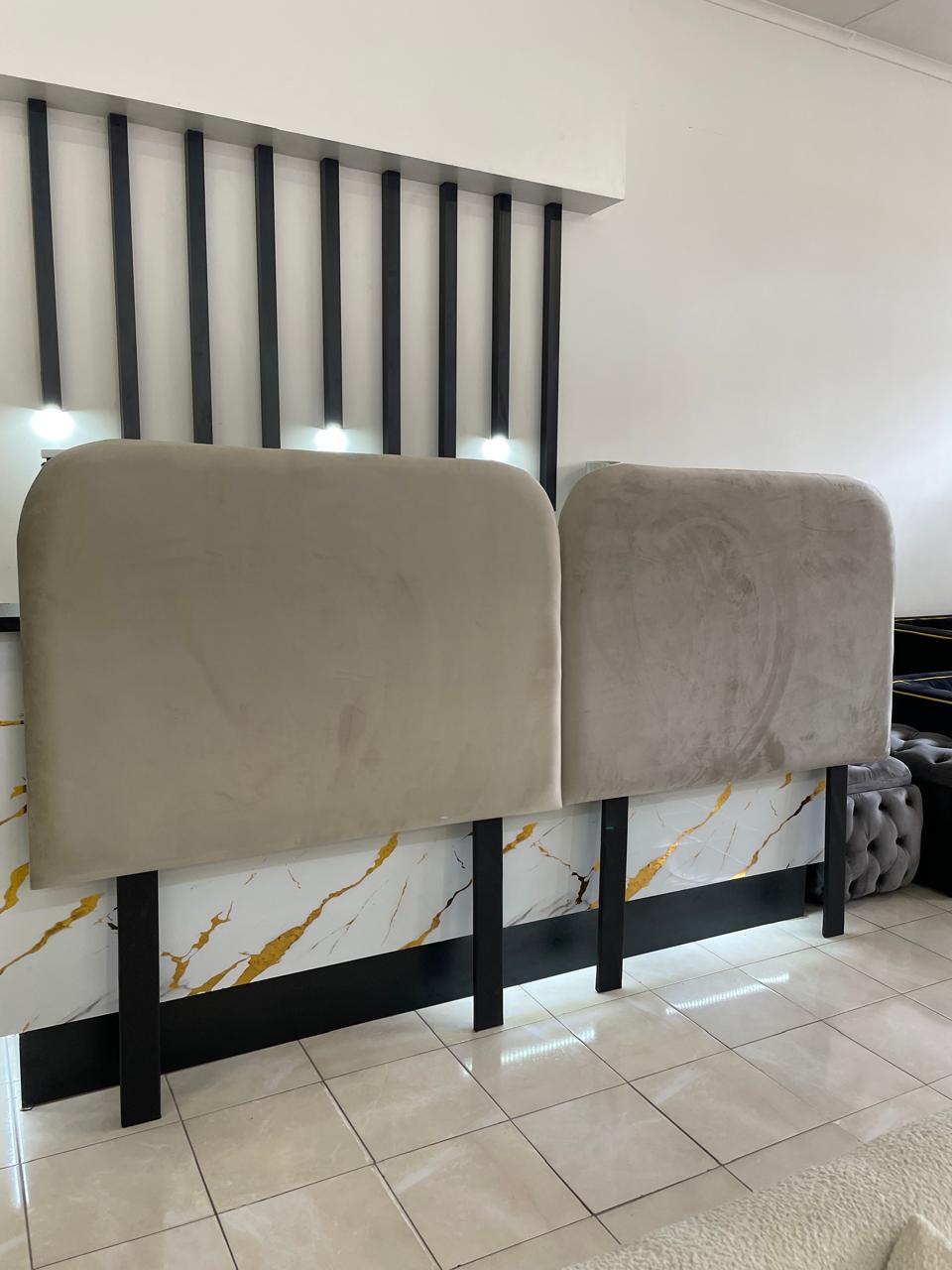 Soft Curve Velvet Headboard - Special Price Limited Time