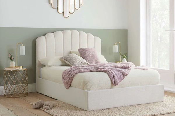 Floral Panel Headboard - Velvet