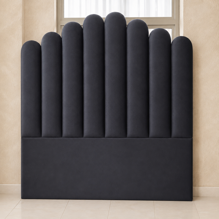 Floral Panel Headboard - Velvet