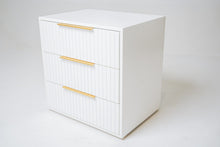 PedastalsEnhance your bedroom with these glossy wood pedestals. Made from premium materials, these bedside tables provide a touch of elegance and sophistication to your spaceLuxe Living Interiors3-drawer Pedastal * 1 - White & Gold