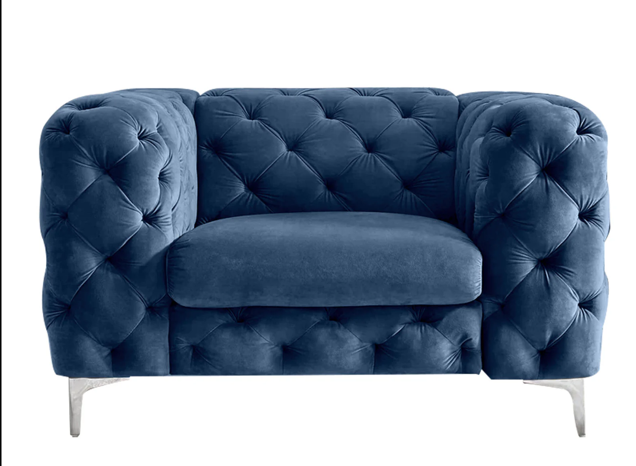 Charlie's  Chesterfield 1 Seater Luxe Living Interiors