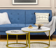 Nested Set Coffee Table - Marble Luxe Living Interiors