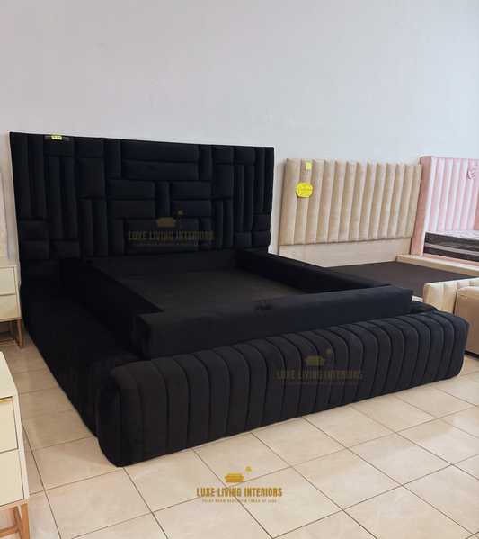 The Geometric Kingdom Sleigh Bed